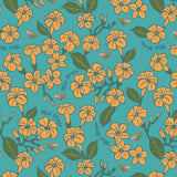 Beeswax Food Wrap - Puakenikeni Print