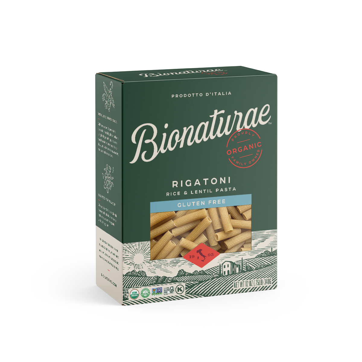 Organic Gluten Free Rice & Lentil Rigatoni