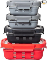 Glass Containers + Lids Set