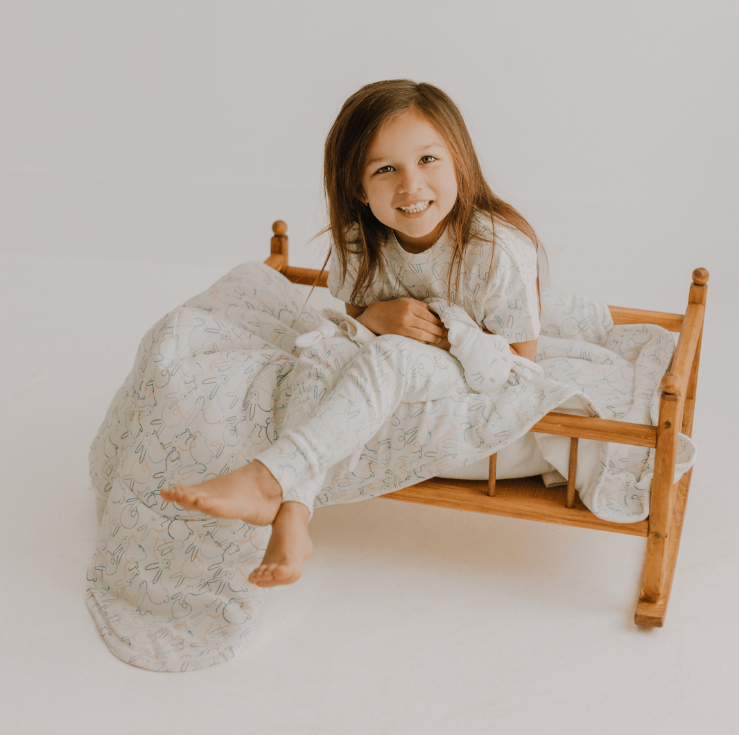 Boxy Toddler Tee | bunnies