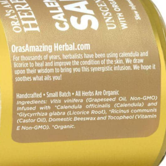 Calendula Salve with Castor Oil and Licorice Root