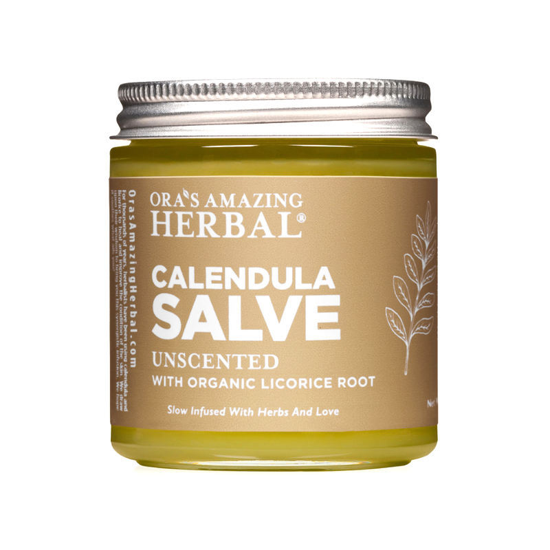 Calendula Salve with Castor Oil and Licorice Root