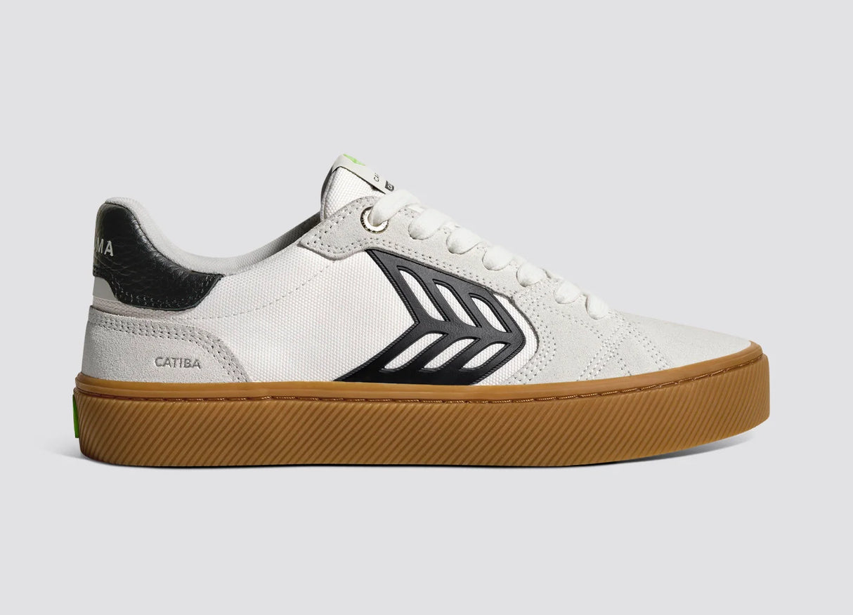 CATIBA PRO 2.0 Suede Gum Smoke White Cordura Off-White Black Logo