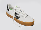 CATIBA PRO 2.0 Suede Gum Smoke White Cordura Off-White Black Logo