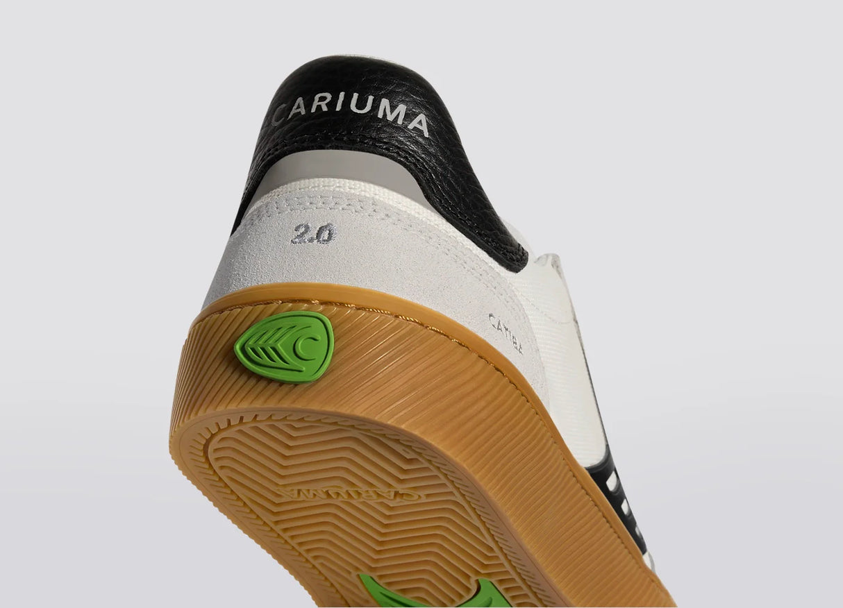 CATIBA PRO 2.0 Suede Gum Smoke White Cordura Off-White Black Logo