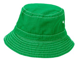 Boys and Girls 100% Cotton Twill UPF 50+ Wharf Hat | Elf Green (Dyed & Finished in USA*)