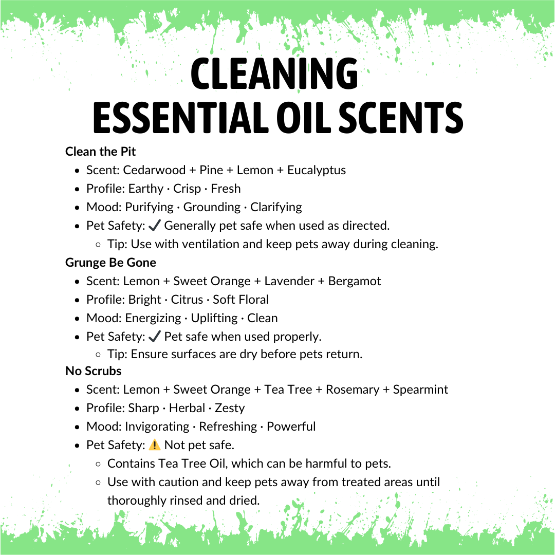 Multi-Purpose Cleaner: Essential Oils