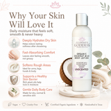 Organic Coconut Milk Body Lotion for Soft, Supple Skin