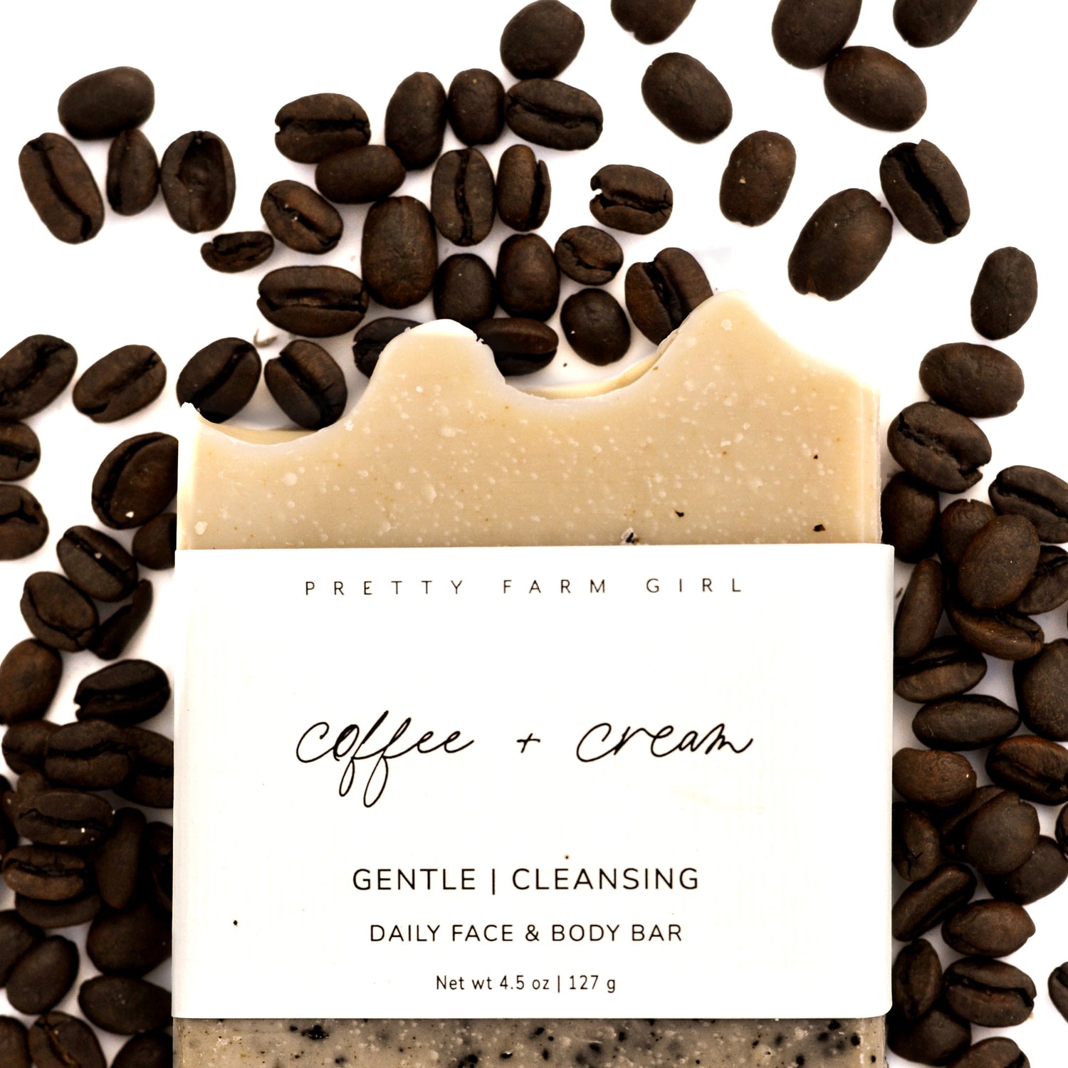 Coffee + Cream Handmade Tallow and Goat Milk Soap Bar