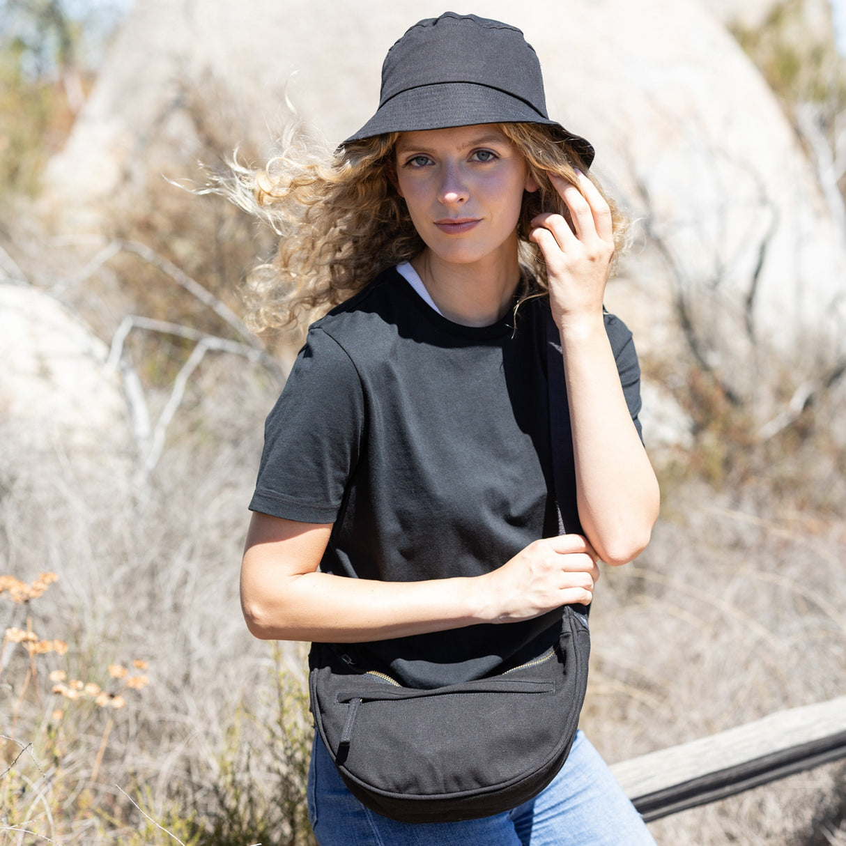 Organic Cotton Crossbody Bag