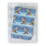 Fox Moment • Double-Sided Eco Wrapping Paper (Holiday Edition)