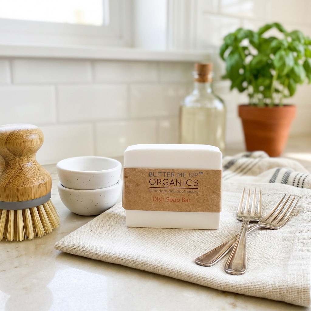 Organic Solid Dish Soap / Solid Dish Bar / Organic Dish Soap