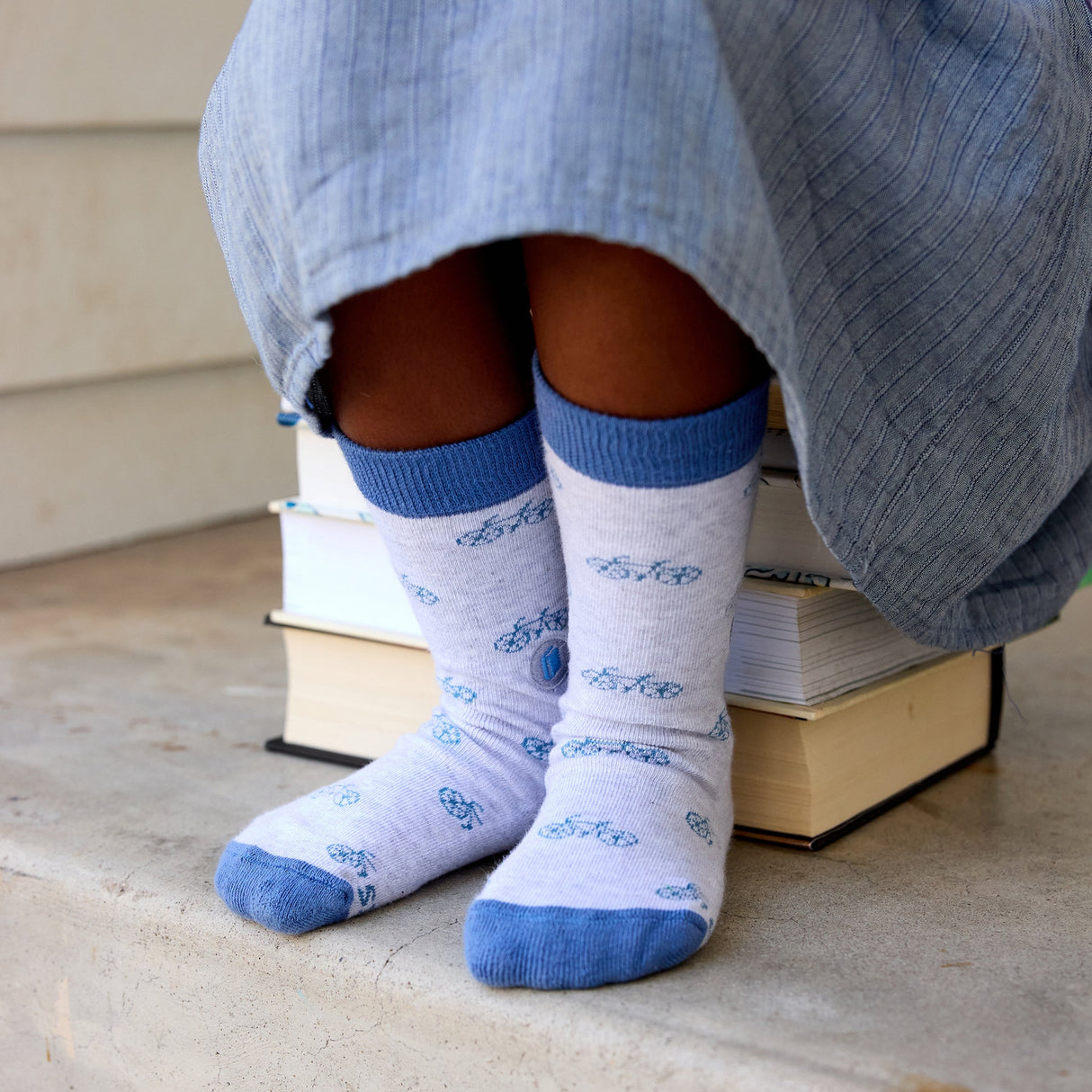 Kids Socks that Give Books