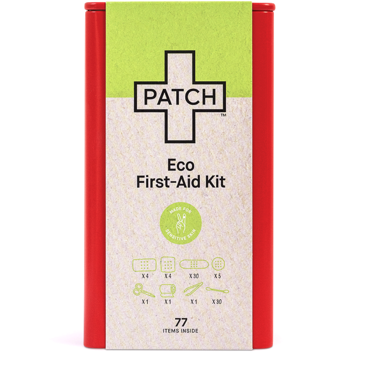 Eco-Friendly Bamboo First Aid Kit – 77 Pieces
