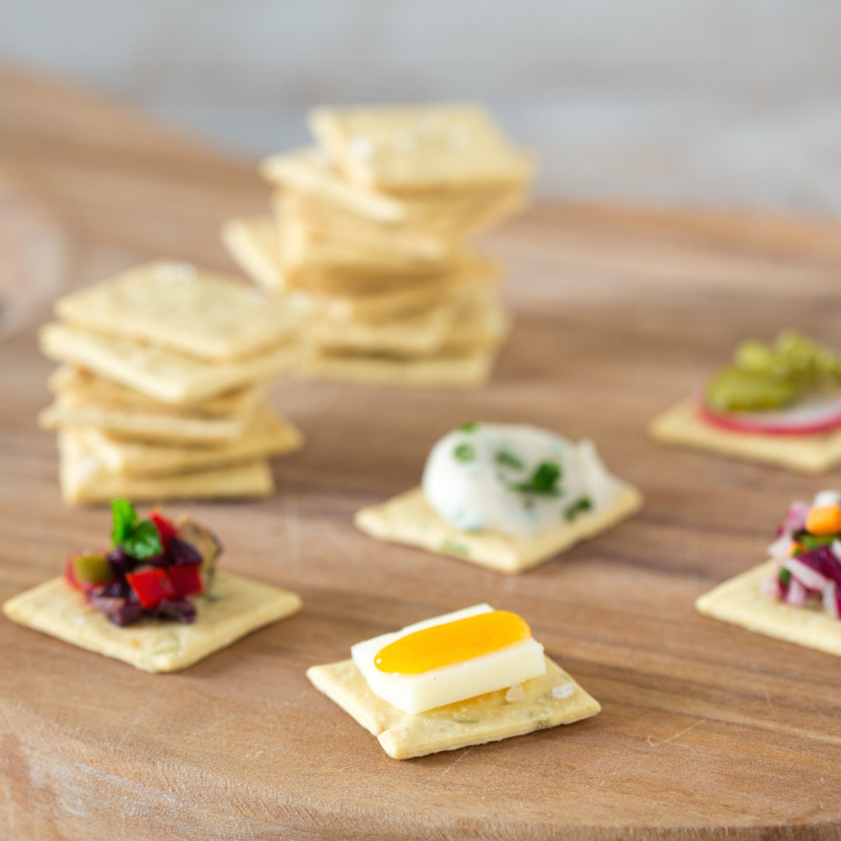 Organic Einkorn Sourdough Rosemary Crackers