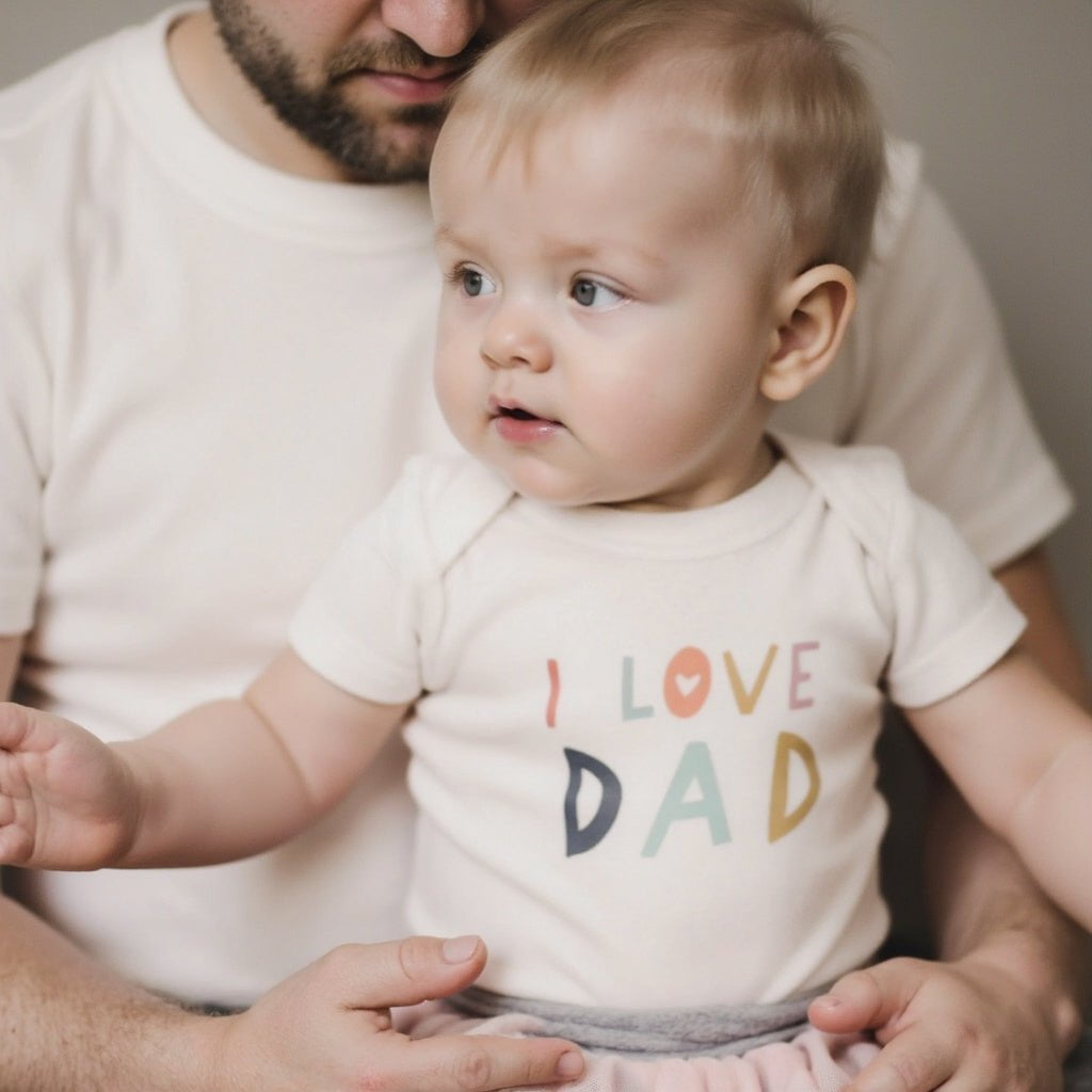 graphic bodysuit | love dad