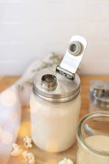 Pourable Jar Lid – Wide Mouth | Stainless Steel Mason Jar Pour Lid | Plastic-Free Kitchen Storage