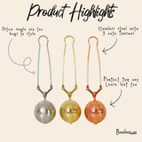 Stainless Steel Tea Strainer | Rose Gold