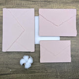 Light Pink Handmade Cotton Envelopes (Set of 10)