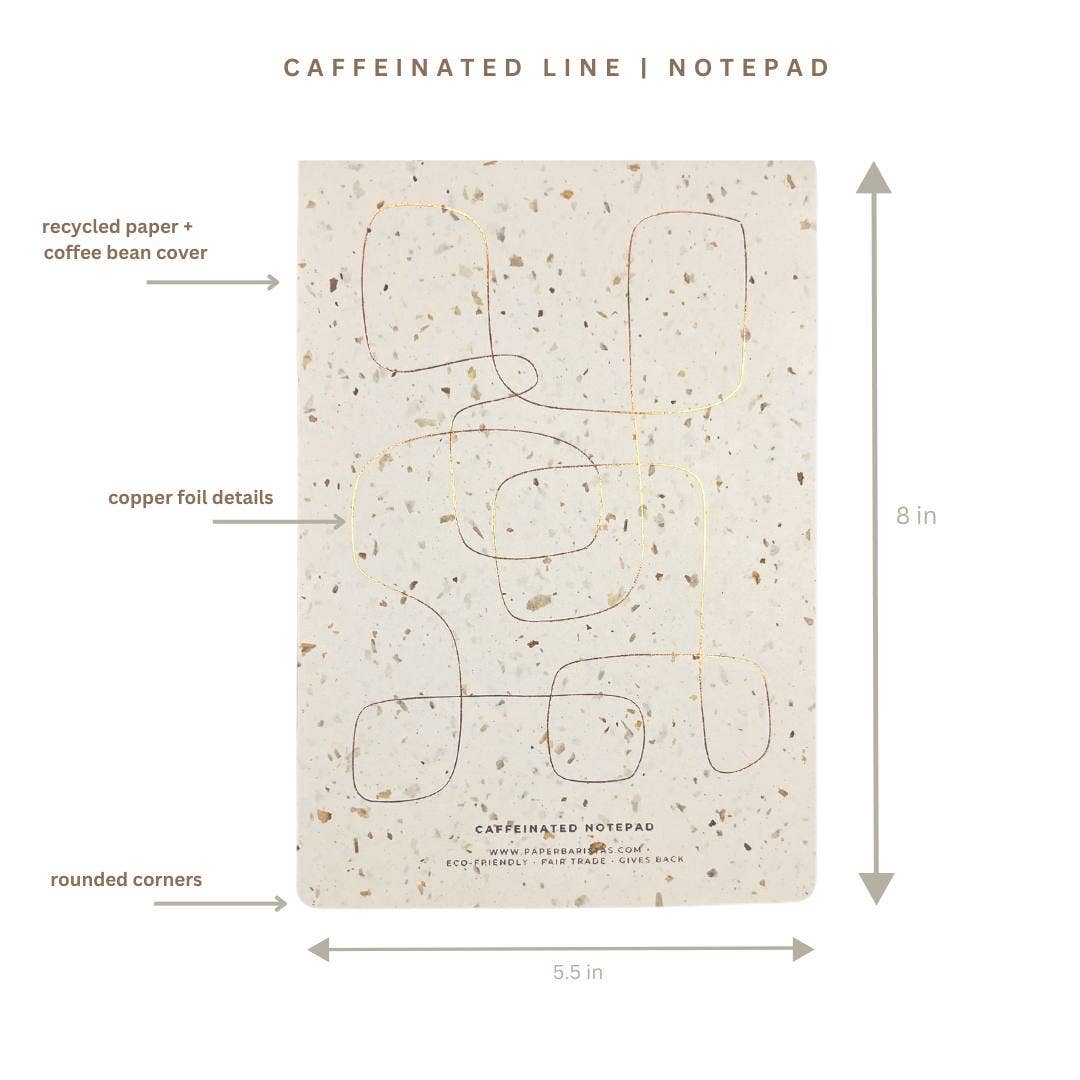 Recycled Coffee Grounds Journal Notepad