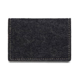 Felt and Leather Bifold Wallet