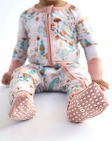 Bamboo Zipp Jammies - Fern  🌿