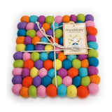 Shiny Happy Rainbow Eco Coasters/Trivets