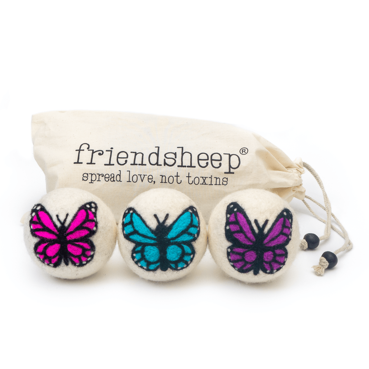 Moon Monarch Butterfly Trio