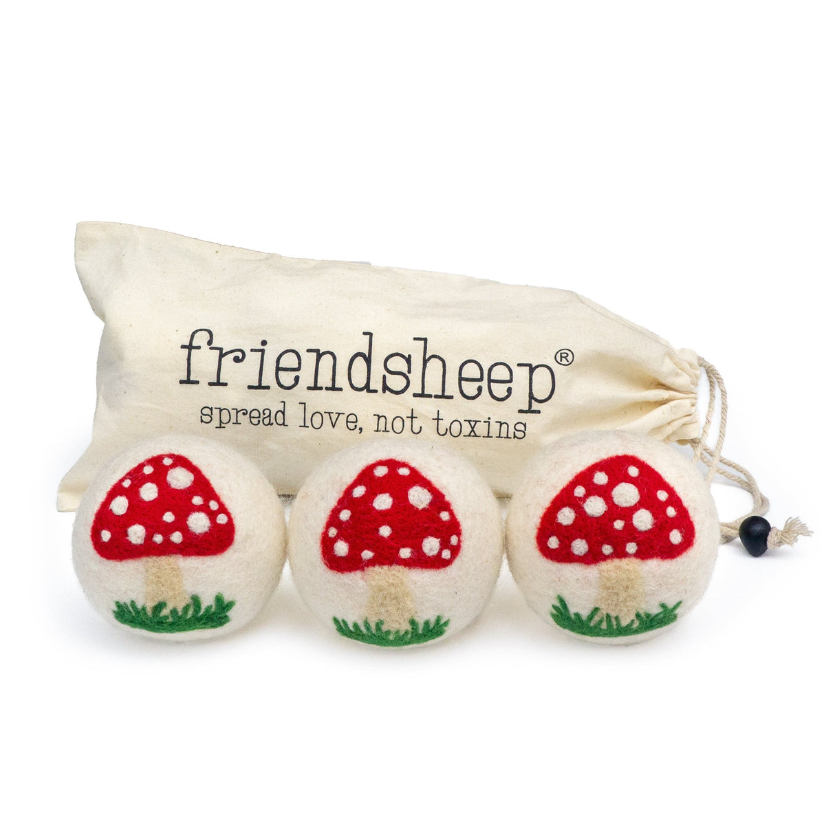 White Mushroom Trio