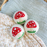 White Mushroom Trio