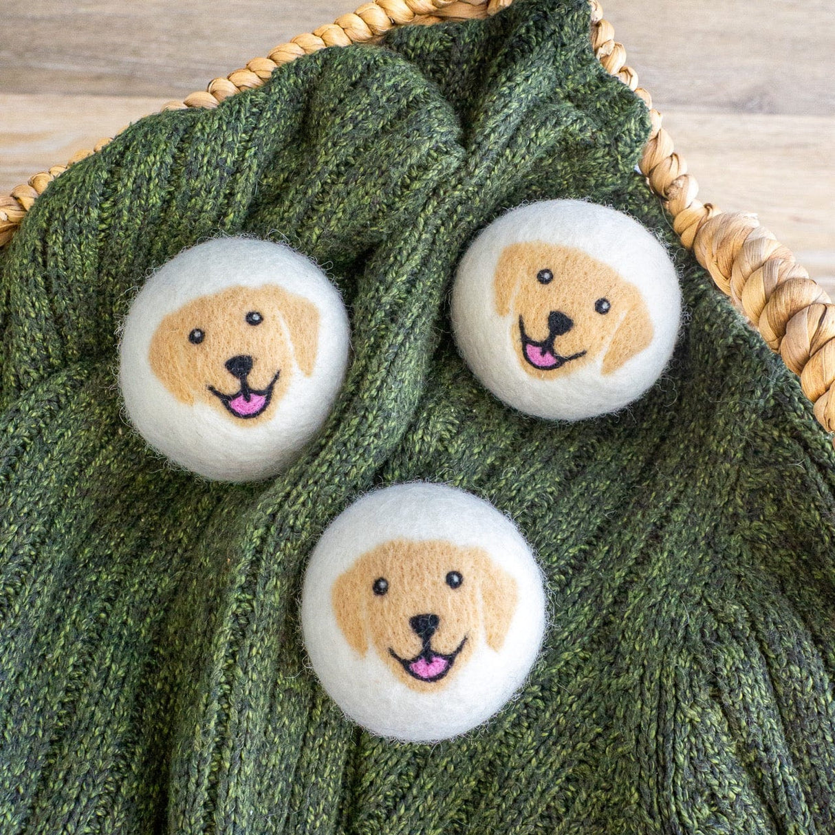 Yellow Happy Dogs - Golden