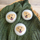 Yellow Happy Dogs - Golden