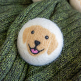 Yellow Happy Dogs - Golden