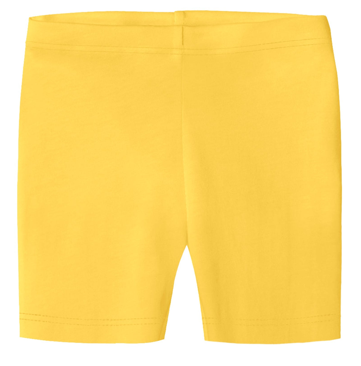 Girls Soft 100% Cotton Bike Shorts | Yellow