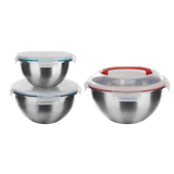 Mix & Carry Stainless Steel Bowl Set
