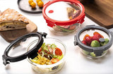 Glass Containers & Lids - Round