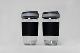 Borosilicate Glass Coffee Cups (2 Cups)