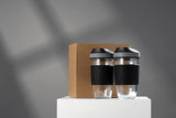 Borosilicate Glass Coffee Cups (2 Cups)