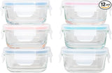 Mini Glass Container Set - Rectangular