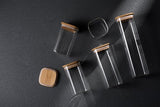 Glass Canister Set & Bamboo Lid