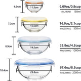 Mix & Store Glass Bowl Set