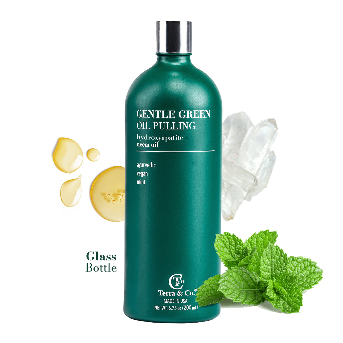 Gentle Green Oil Pulling Mouthwash – Enamel Support & Gum Health
