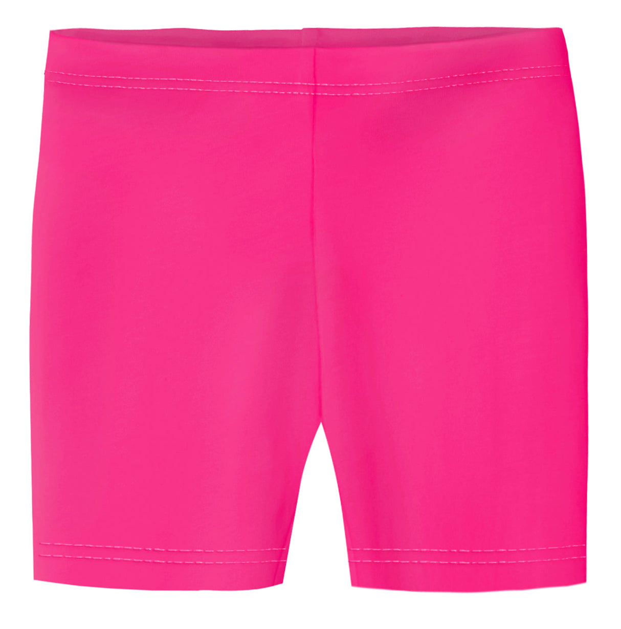 Girls Soft 100% Cotton Bike Shorts | Hot Pink