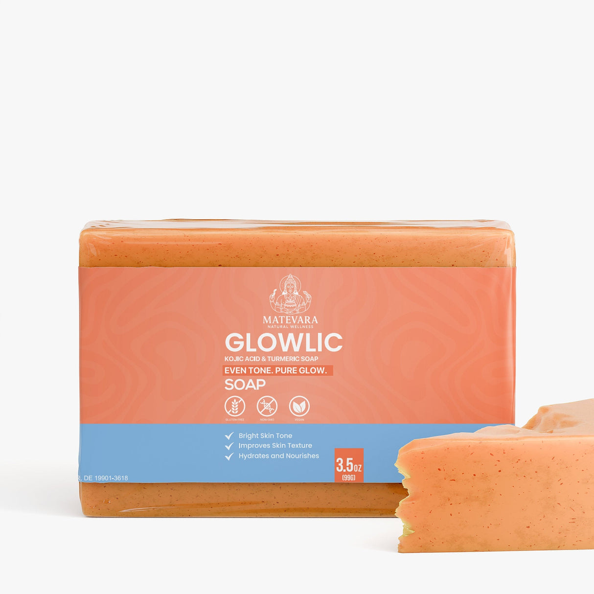 Glowlic - Kojic Acid & Turmeric Soap
