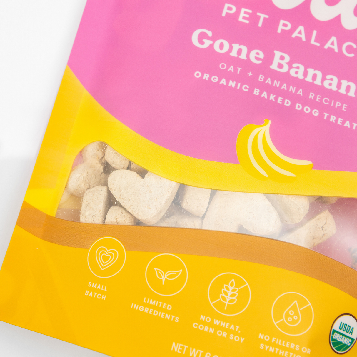 Organic Baked Dog Treats - Gone Bananas