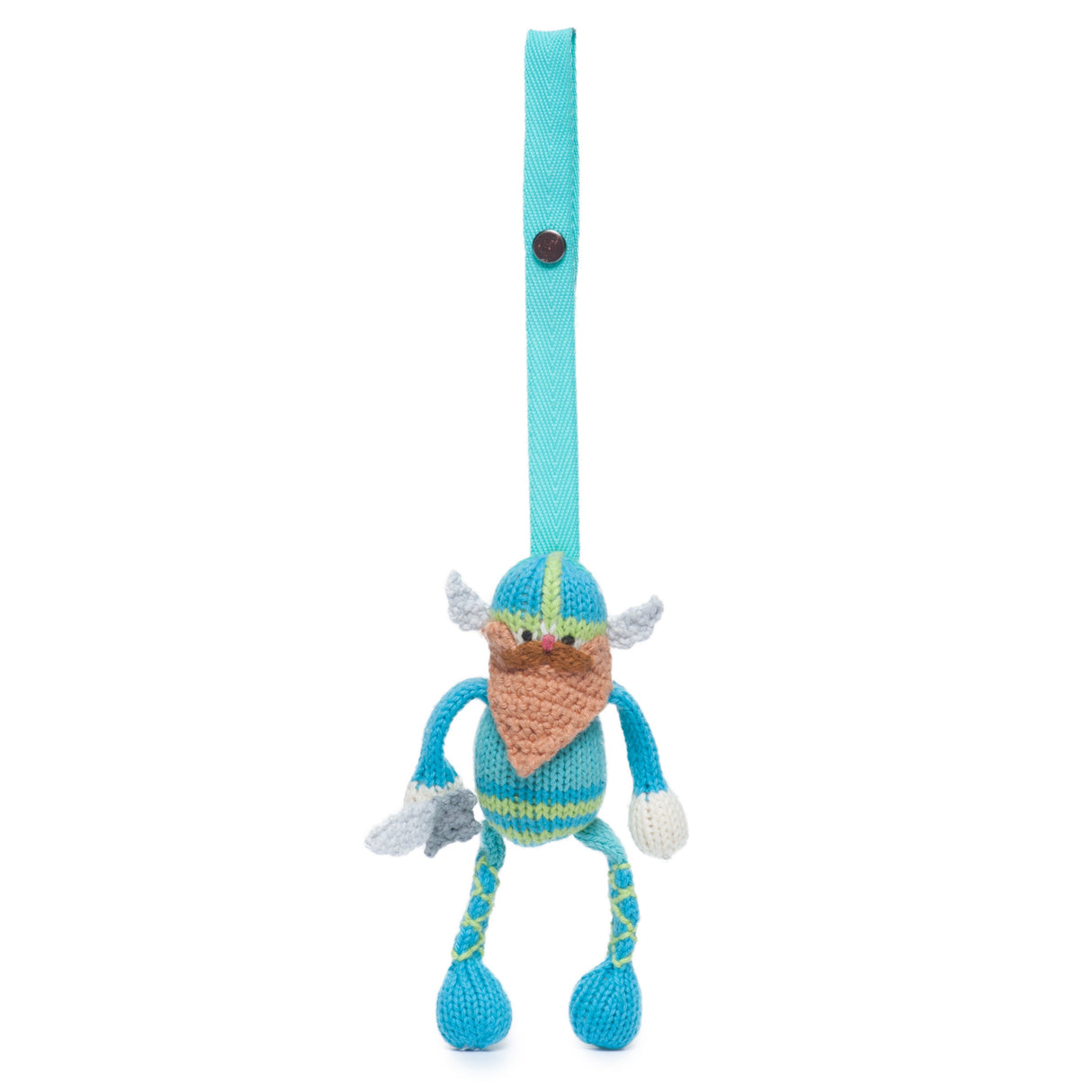 Knit stroller toy | gunnar the viking