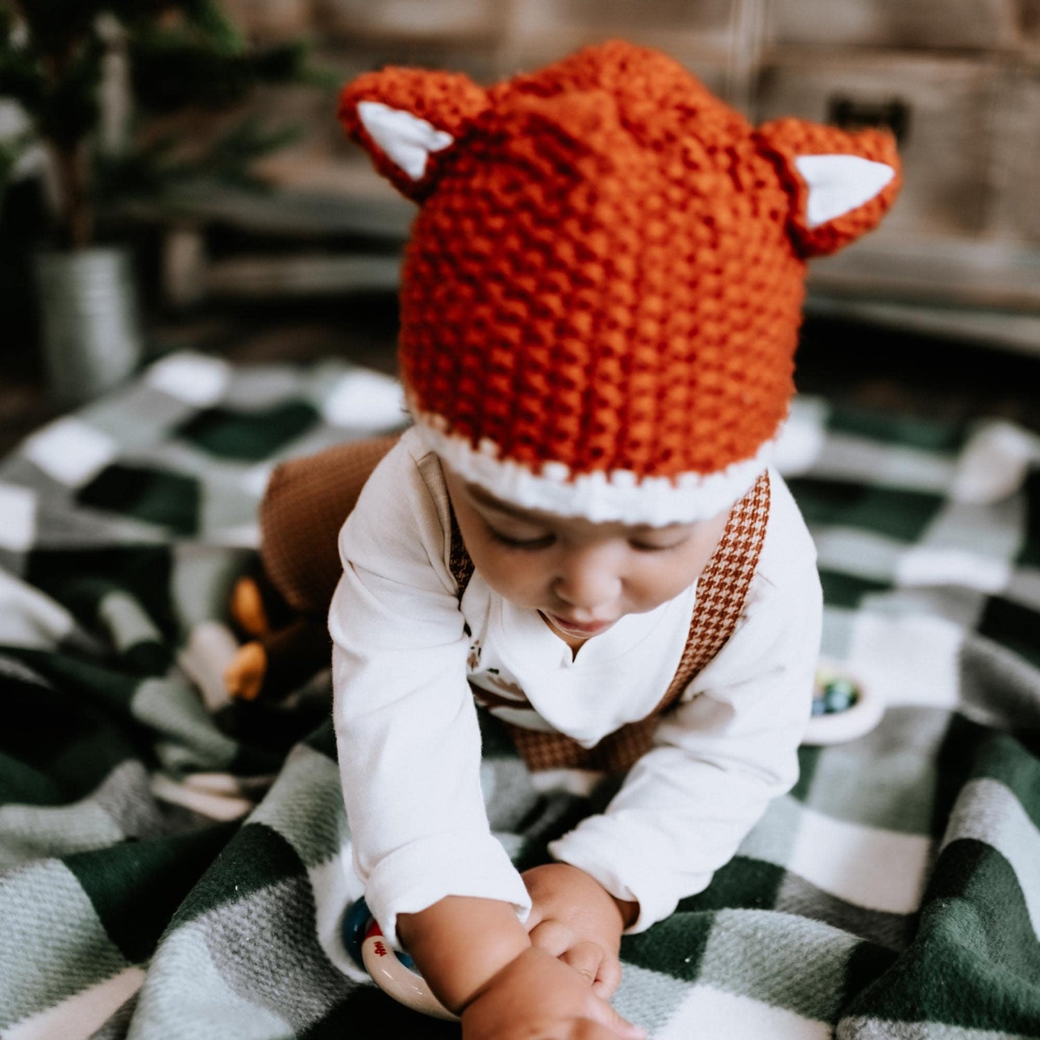 Color Carousel Wooden Baby Rattle