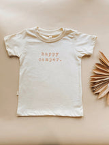 Happy Camper Clay Organic Cotton Short Sleeve Toddler T-Shirt