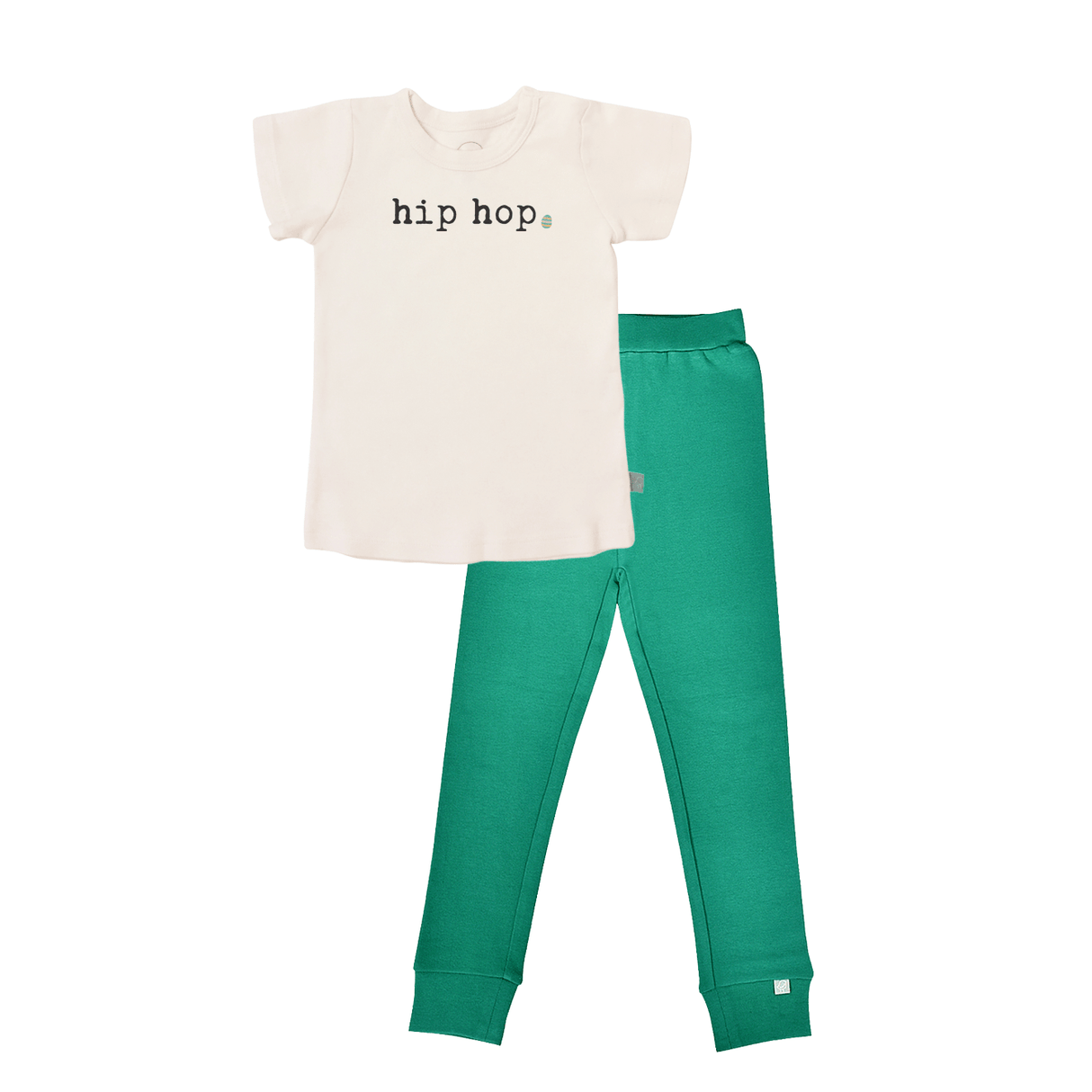 short sleeve pajama set | hip hop