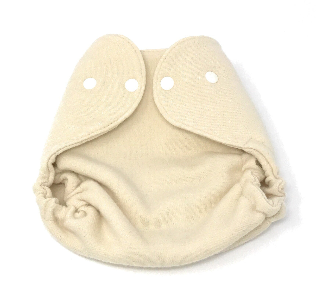 Natural Wool Snap Wrap Diaper Cover